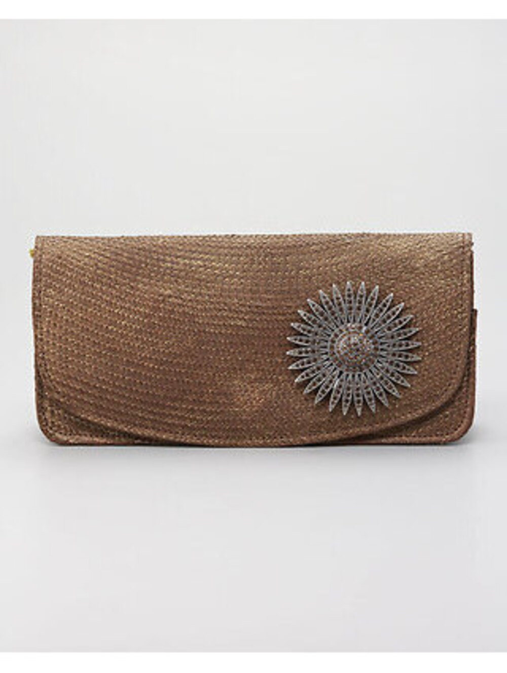 Kotur Luna Straw Clutch Bag NEW